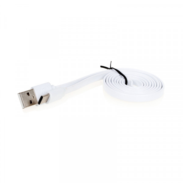 USB Typ C Ladekabel weiß 1m