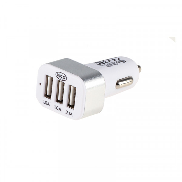 USB Ladegerät weiß/silber